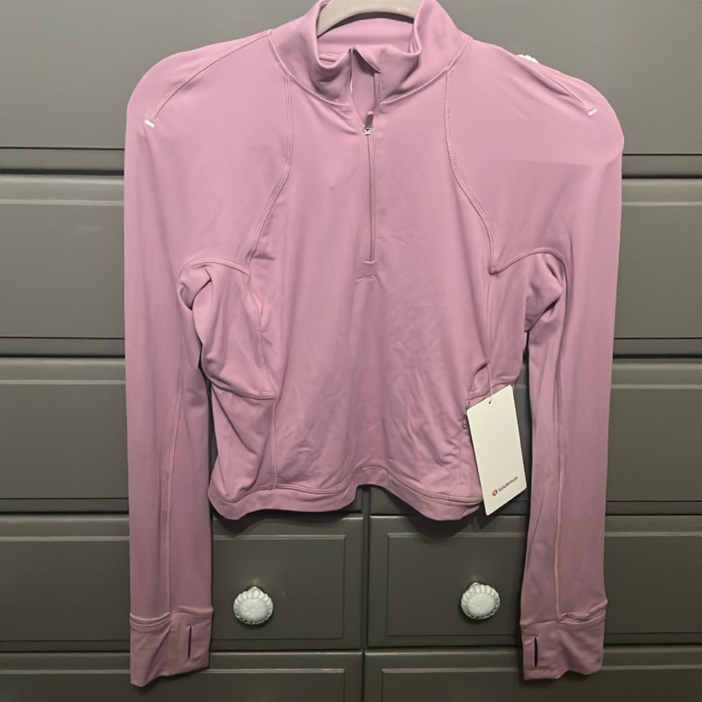 Lululemon Rulu Run Cropped 1/2 Zip
